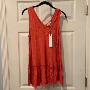 Olive and Oak Autumn Sleeveless Blouse NWT